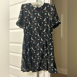 Zara Trafaluc Dog Print dress